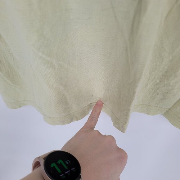 Novel Teez Mens medium Vtg warner bros Taz gray yellow 90s graphic t shirt flaws - Picture 5 of 11